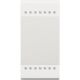Livinglight MyHOME - Tecla neutra luminosa - Branco, 1 módulo