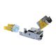 LCS3 - Conjunto 6 conectores RJ 45 cat. 6A para painel plano e em ângulo - STP