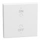 Light Now MYHOME - Tecla com símbolo - ON/OFF e Var., 2 funções, 2 mód.- White