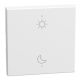Light Now MYHOME - Tecla com símbolo - Acordar/Deitar, 2 funções, 2 mód - White