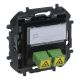 Niloé Step - Tomada de Fibra ótica - SC/APC - Simplex - Preto mate