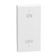 Light Now MYHOME - Tecla com símbolo - ON-OFF, 2 funções, 1 módulo - White