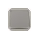 Plexo New IP55 componível - Botão simples (NA + NF) luminoso, Cinzento