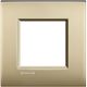 Livinglight AIR - Quadro simples (2 módulos) - Ouro mate