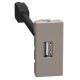 Light Now - Tomada USB Tipo A para dados - 1 módulo - Stone