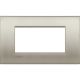 Livinglight AIR - Quadro para 4 módulos - Titânio escovado