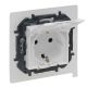 Niloé Step - Tomada 2P+T tipo Schuko - Estanque IP 44 - (Nova versão) - Branco