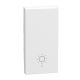 Light Now MYHOME - Tecla com símbolo - Luz da escada, 1 função, 1 módulo - White