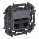 Niloé Step - Tomada RJ 45, Cat. 6 - com 2 saída UTP