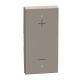 Light Now MYHOME - Tecla com símbolo - Variador +e-, 2 funções, 1 módulo - Stone