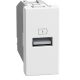 Light Now - Tomada carregadora USB Tipo A (15W) - 1 módulo - White