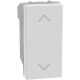 Light Now - Comutador para estores - 10 AX - 250 V~ - 1 módulo - White