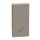 Light Now MYHOME - Tecla com símbolo - Chave, 1 função, 1 módulo - Stone