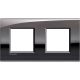 Livinglight AIR - Quadro duplo - Pewter