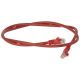 LCS3 - Cordões RJ 45 cat. 6 - U/UTP impedância 100 Ω - LSZH - vermelho - 5m 