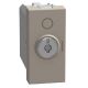 Light Now - Comutador de escadas com chave - chaves diferentes - 1 mód - Stone
