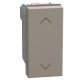 Light Now - Comutador para estores - 10 AX - 250 V~ - 1 módulo - Stone