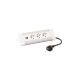 Incara On Desk - 4 x Tomadas 2P+T tipo Schuko / 1 x Carregador USB A+C 15W