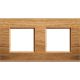 Livinglight - Quadro duplo H / V - Nogueira