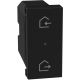 Light Now with Netatmo - Comando “Entrar/Sair” sem fios - 1 módulo - Dark