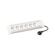 Incara On Desk - 6 x Tomadas 2P+T tipo Schuko + 1 interruptor luminoso