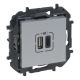 Niloé Step - Carregador USB A + C - Alumínio