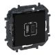 Niloé Step - Carregador USB A + C - Preto