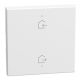 Light Now MYHOME - Tecla com símbolo - Entrar/Sair, 2 funções, 2 módulos - White