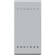 Livinglight MyHOME - Tecla neutra iluminável - Tech, 1 módulo
