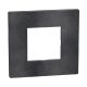 Light Now - Quadro de acabamento - 2 módulos - Dark Grey