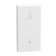 Light Now MYHOME - Tecla com símbolo - Cenário 3-4, 2 funções, 1 módulo - White