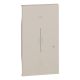 Living Now with Netatmo - Tecla interruptor estores conectado - 2 mód. - Areia