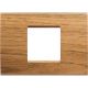 Livinglight - Quadro simples XL, para 2 módulos centrados - Nogueira