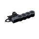 BLOCO MULTITOMADAS 4 x 2P+T 1,5M INTERRUPTOR PRETO