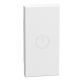 Light Now - Tecla axial com símbolo caldeira - 1 módulo - White