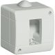 Bticino Idrobox - Caixa saliente IP 40 - para 1 módulo - Cinzento RAL 7035