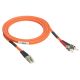 Cordões óticos multimodo OM2 (50/125 μm) - LC /ST duplex - 2m