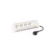 Incara On Desk - 4 x Tomadas 2P+T tipo Schuko + 1 interruptor luminoso