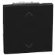 Light Now  - Comutador para estores -10 AX - 250 V~ - 2 módulos - Dark