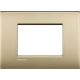 Livinglight AIR - Quadro para 3 módulos - Ouro mate