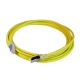 LCS3 Cordões RJ 45 cat. 6A - S/FTP impedância blindada 100 Ω -LSZH amarelo 2m