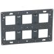 Batibox - Suporte de fixação para 2x8, ou 2x3x2 módulos Mosaic - Horizontal