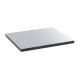 Placa de acabamento Inox p/ tampa metálica - caixas de chão de 16/24 módulos