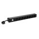 LCS³ Bloco PDU 19" - 1 U - 8 tomadas x 2P+T Schuko - 1 botão luminoso on/off