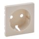 Valena Life - Centro para tomada 2P+T Schuko - Creme