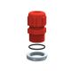 Bucins vermelhos IP68 ISO 20 RAL3000
