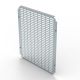 Platina metálica universal perfurada XL3 S - 600mm - 16 módulos