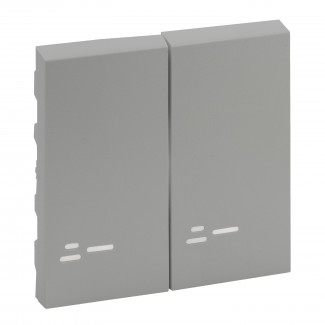 NL-STEP TECLA DUPLA VISOR ALUM