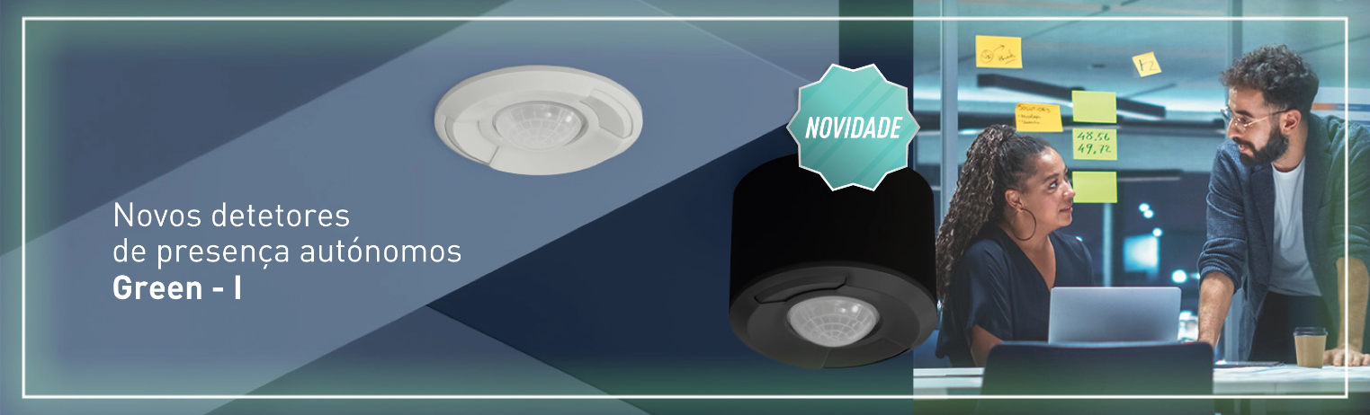 Novos detetores de presença autónomos Green-I 