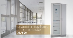 Quadros e armários XL³ 800 componíveis para instalações de média potência